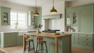 Cozinha na cor verde sálvia combina com o quê?
