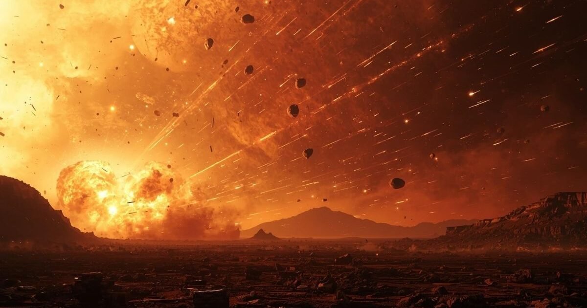 No passado a Terra Sofreu Pico de Impactos de Meteoros