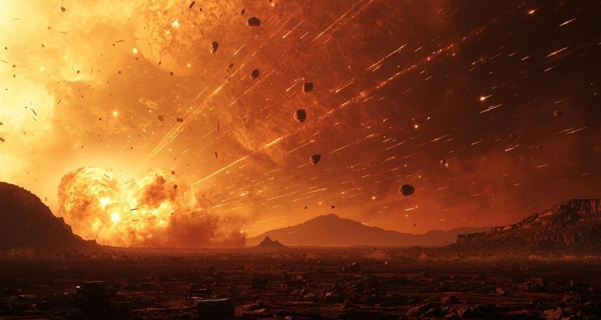 No passado a Terra Sofreu Pico de Impactos de Meteoros
