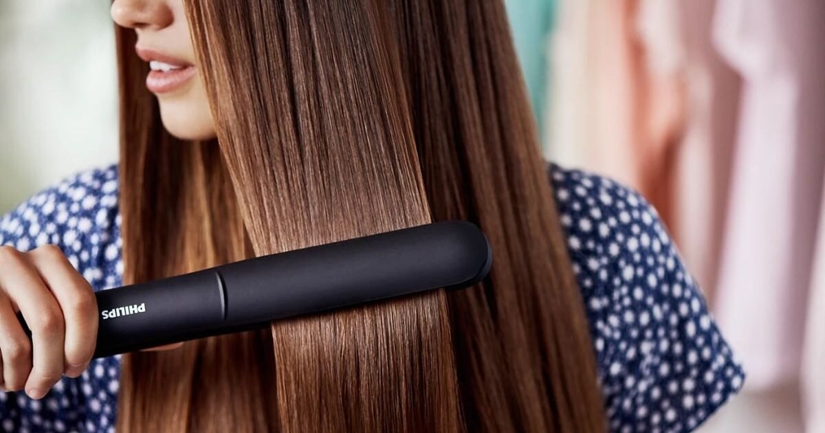 A Revolução do Liso Prancha Philips StraightCare Essential