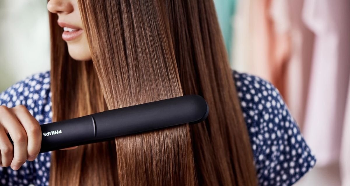 A Revolução do Liso Prancha Philips StraightCare Essential