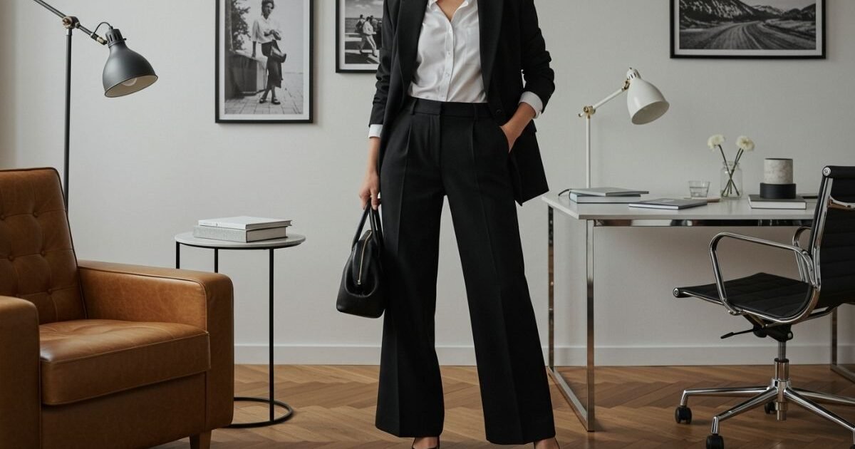 Ideias de Looks Elegante com Calça Wide Leg Feminina