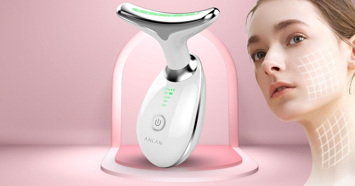 Review O Massageador ANLAN Antirrugas 45°C Funciona