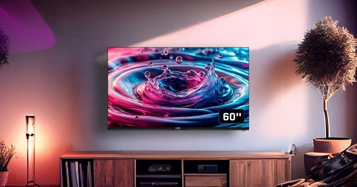 Smart TV HQ 60 4K Gigante no Tamanho e menor Preço