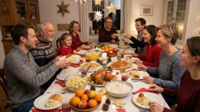 Ceia de Natal com Orçamento baixo para Família Grande